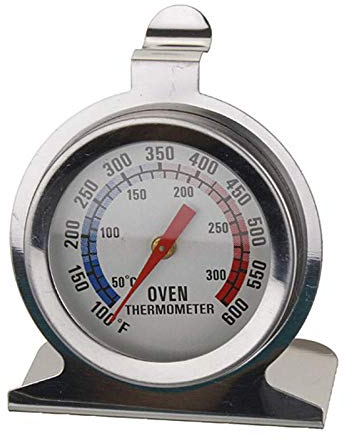 DollaTek Termómetro de horno de acero inoxidable, indicador de temperatura de dial grande, herramienta de cocina