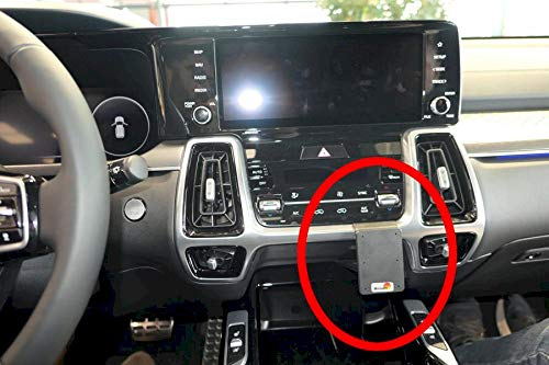 Brodit | ProClip Fahrzeughalter 855646 | Made IN Sweden | Mittelbefestigung | für linkslenkende Fahrzeuge | passt für alle Brodit Gerätehalter, Schwarz