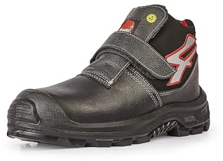Scarpe U-Power Red Industry Dubai UK, Scarpe antinfortunistiche leggere e comode, con pelle pieno fiore, puntale composito, antiperforazione e antifatica, resistenti all'acqua e all'olio. (46)