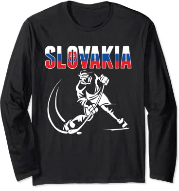 Slovakia Ice Hockey Lovers Jersey - Slovak Hockey Team Fans Long Sleeve T-Shirt