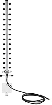 Riktningsantenn Antenn Trådlös Router Silver Rpsma- 2,4Ghz 25Dbi Riktningsstyrd Trådlös Antenn Wifi-router Utomhus 2M Kabel