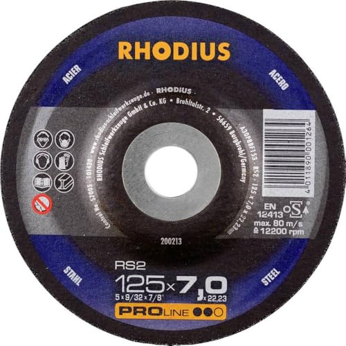 Disco de desbaste RS2 X-LOCK, 125 x 6,0 x 22,23, VE: 10