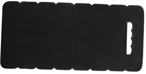 BESPORTBLE Coussin De Genou Jardin Léger 45x21x2,5 Cm Eva Noir pour Jardinage Extérieur Protection Sols Confort Multifonction Genouillère De Sol pour Travaux Ménagers Et Entretien