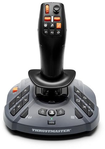 Thrustmaster SimTask FarmStick, Joystick multifuncional para agricultura, para PS5 y PC