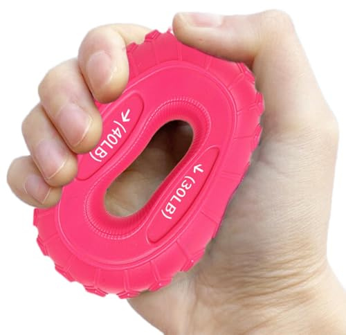 scyca Anneaux de préhension, anneau de renforcement manuel, renforcement des muscles de la main, entraînement de force de préhension, entraînement manuel, anneaux en silicone pour athlètes
