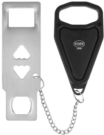 Amig - Tragbares Türschloss - Einfache lochlose Installation - Zusätzlicher Schutz für Haus, Hotel, Schlafzimmer - Sicherheitsschloss - Anti-Diebstahl-Fallenriegel