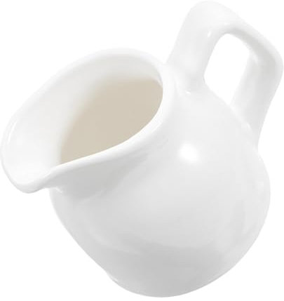 Cabilock Lechera Para Café Taza De Cerámica Con Asa Para Salsas Espuma De Café Leche Condimentos Y Salsas - Recipiente Para Crema De Uso Profesional