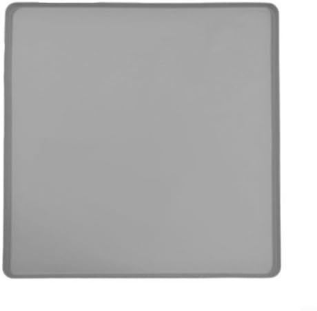 Zeroupshop Alfombrilla de silicona antivibración para lavadora, secadora, refrigerador, almohadilla de protección antideslizante, base de suelo 60 x 50 cm, 60 x 60 cm (60 x 60 cm, gris)