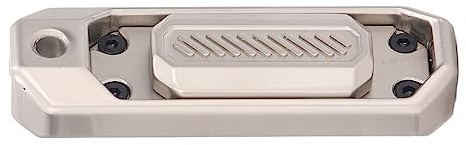 Fauitay Juguete Deslizante de Empuje para TDAH, Juguete Sensorial de Metal para Aliviar el Estrés, Control Deslizante Ergonómico para Aliviar la Ansiedad con Patrones únicos, Adecuado para (Plata)
