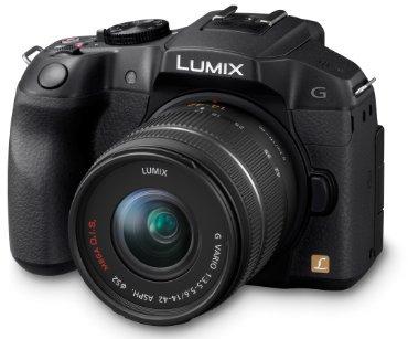 Panasonic DMC-G6KEB-K Digital Compact System Digital Camera with Interchangeable Lens - Black (16MP, 14-42mm Lens) 3 inch LCD