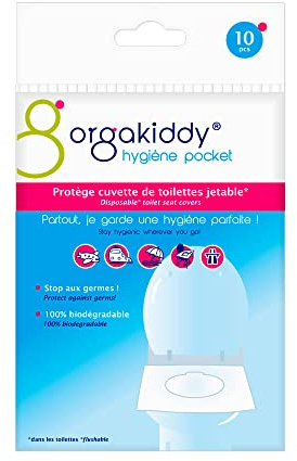 Orgakiddy Einweg-Toilettenschoner, klassisch, 10 Stück