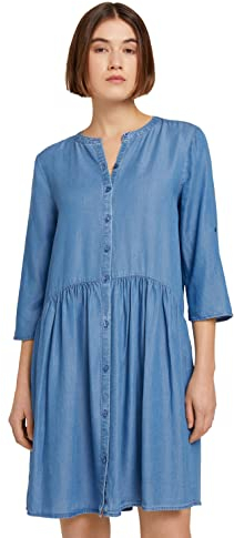TOM TAILOR Denim Damen Tencel Jeanskleid