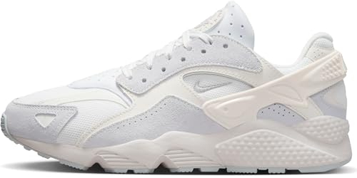 Nike Herren Air Huarache Runner Sneaker, Summit White Metallic Silver White, 42 EU
