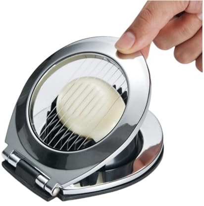 Tagliauova, Affettatrice Manuale per Uova, Taglia Uovo Acciaio Inossidabile Utensili da Cucina