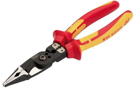 Draper 94643 XP1000 VDE 8-in-1 Electricians Pliers, 215mm