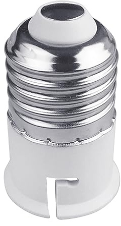 NONGYU Adaptador de enchufe de luz E27 a B22, soporte de bombilla, bayonetas, convertidor de lámpara para bombilla LED, accesorio de iluminación