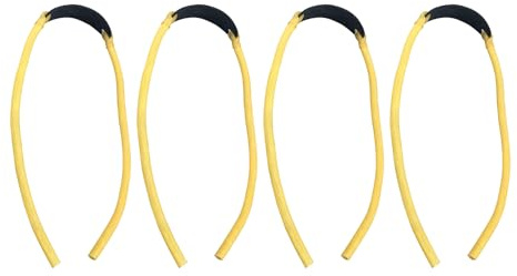 Vauki 4 Pezzi di Gomma per Fionda, Elastico Potente per Fionda per Adulti, Accessori per fionde da Esterno, Cinghie Elastiche rinforzate per Una Maggiore Durata e regolabilità