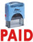 PAID Selbstfarber Stempel Individuelle Shiny Buro Stationar Stempel