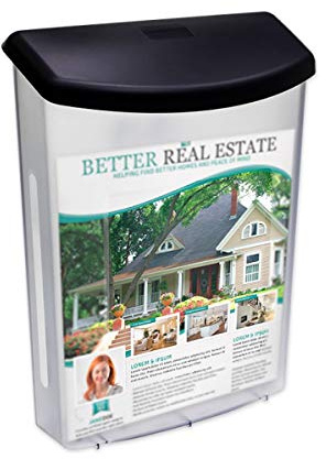 SOURCE ONE Premium Large Outdoor Real Estate Style Brochure Holder
