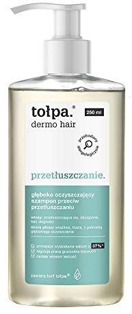 TOLPA DERMO HAIR GREASY, DEEP CLEANSING ANTI-GREASY SHAMPOO 250 ML