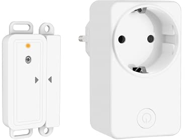 didikit mini Funk-Abluftsteuerung mit Fenster-Magnetkontakt und Funksteckdose für Dunstabzugshaube Kamin Fensterschalter Wireless Fensterkontaktschalter
