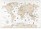 MyPuzzle Detaillierte Vintage Cartoon Weltkarte - Premium 1000 Teile Puzzle - MyPuzzle Sonderkollektion von Puzzle Galaxy