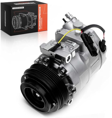 Frankberg Klimakompressor Klimaanlagen Kompressor mit Kupplung Diesel Kompatibel mit 5er E60 E61 3er E90 E91 E92 6er E63 E64 Replace# 64526946871, inkl. Öl vorbereift