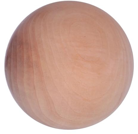 SHINEOFI Palline Di Legno Sferiche Da 8 Cm Palline Di Legno Non Finite Per Artigianato Kit Di Accessori Artigianali Per Progetti Di Arredamento Per La Casa