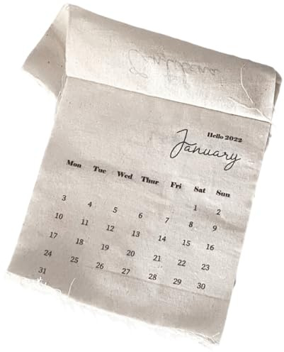 Calendario da parete 2026, 12 mesi, in tessuto, organizer mensile per casa, soggiorno, camera da letto, studio, scuola, aule, ufficio, studenti, insegnanti, liberi professionisti e consulenti