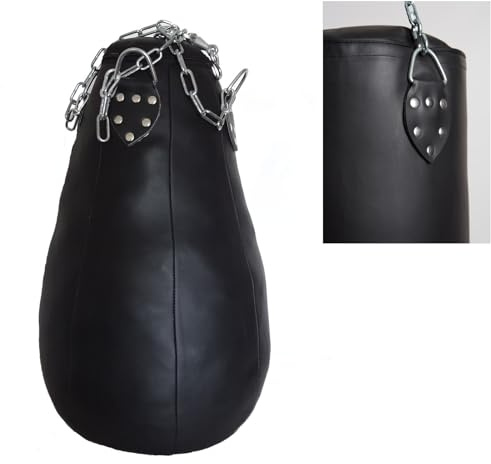 sac de boxe poire ou goutte sac de frappe pour entraînement lourd entretoises crochets coudés fabriqués en Italie