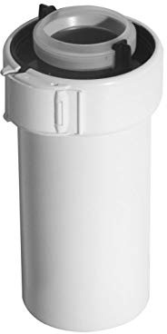 UBBINK-Conduit Sekurit 60 100 PPTL PVC Longeur 2000 mm. condensation Gaz Fioul Blanc Réf. 229304