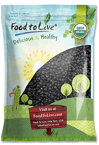 Food to Live Organic Dried Blueberries, 12 Pounds Non-GMO, Kosher, Vegan, Unsulfured, Bulk