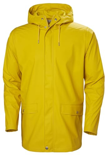 Helly Hansen Herren Moss Rain Coat Shell-Jacke, Essential Gelb, XXL EU
