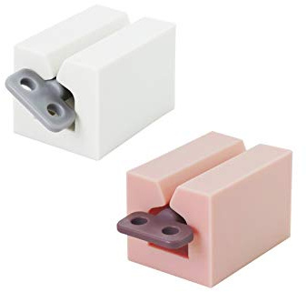 Andiker Exprimidor de Tubos de Pasta de Diente, Soporte Manual para Pasta de Dientes, Dispensador de Pasta de Dientes para Baño, Ahorra la Pasta de Dientes, Cremas y Más, 2 Piezas (Rosa, Blanco)