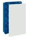Caja de conexión de empotrar en tabique hueco 300x500x60mm tapa con tornillos fijación garras SOLERA 5506HGW