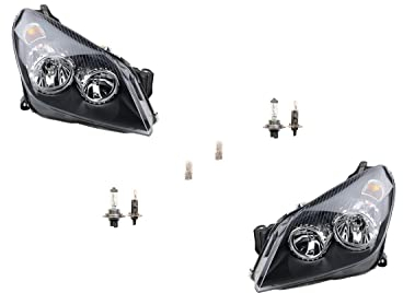 Johns, passend für Opel Astra Scheinwerfer H 03/04- m. Leuchtmitteln Set links & rechts