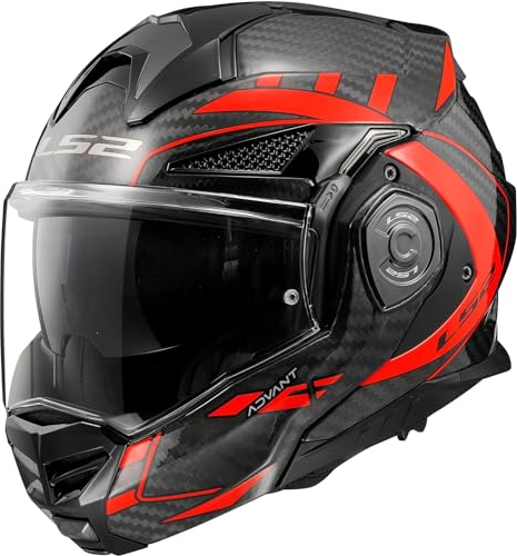 LS2, klapphelme motorrad ADVANT X C Future red, M