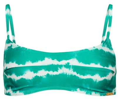 SUPERDRY Code Tie Dye Bikini Top W3010368A Tie Dye Green 6 Mujer