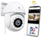 Caméra Surveillance WiFi Extérieure 5G/2.4GHz, Camera Exterieur Mise à Jour 360° avec Vision Nocturne Couleur, 2.5K Caméra avec Audio Bidirectionnel, Sirène, Détection Humaine, Compatible avec Alexa
