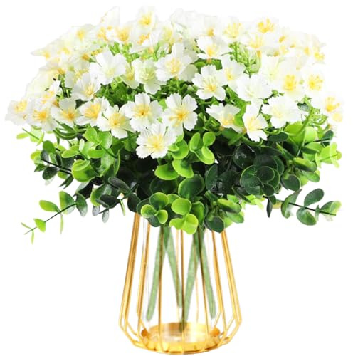 astylishome Fiori finti per la creazione di fiori artificiali grandi fiori misti per tomba fiori finti per la decorazione fiori artificiali per eventi esterni e interni, festa di nozze decorazione
