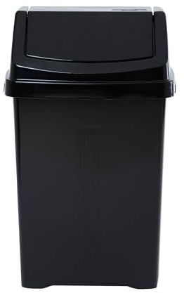 Wham Casa 25L Swing Bin (Black)