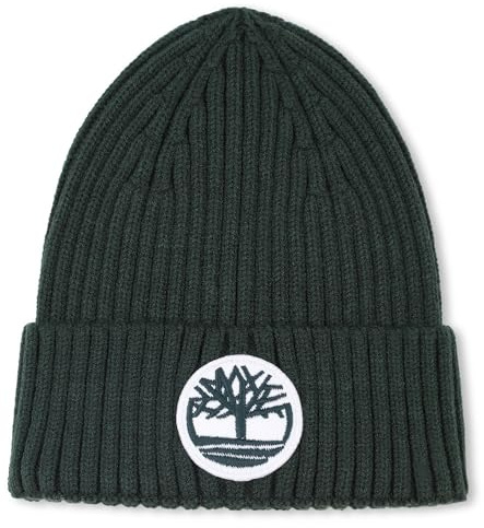 Timberland Boys Pull On Hat, Dark Green, Size Three