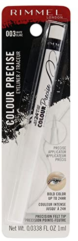 Rimmel London Colour Precise Eyeliner, 3 White