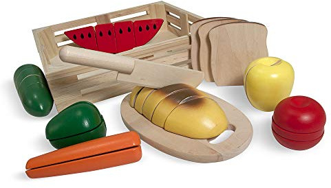 Melissa & Doug Träskärmat | Låtsas leka | Lekmat | 3+ | Present till pojke eller flicka