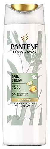 Pantene Grow Strong Bamboo & Biotin Shampoo, 400ml