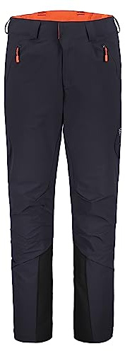 Rab Men's Ascendor AS Pants - Mid-Weight Wind-Resistant Softshell Trousers for Hiking, Trekking, & Climbing - Ebony - 30/32 Inseam