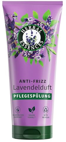 Herbal Essences Sanfte Reinigung Spülung mit Lavendelduft 250ml. Von frizz, sprödem Haar zu sanftem Haar ohne Frizz, Mit Inhaltsstoffen Natürlichen Ursprungs, Vegan