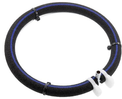 VIALIA Belüfterring für Koi Teich, Durchmesser: 22 cm, Teichbelüfter für große Teiche, Luftausströmer für gesunde Sauerstoffbalance, Teich Zubehör