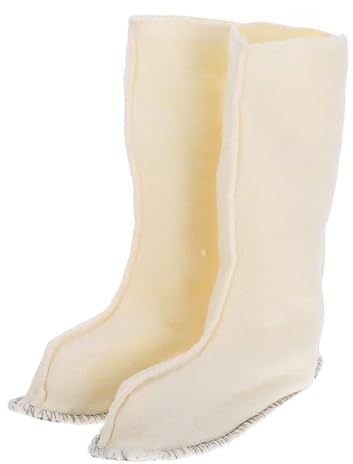 TOPPERFUN Calcetines para Botas de Agua Cálidos y Transpirables Forro Interior de Felpa Corta Diseño Ajustado para Mujer Calcetines Tipo Botín para Senderismo y Caza Protección contra Frío