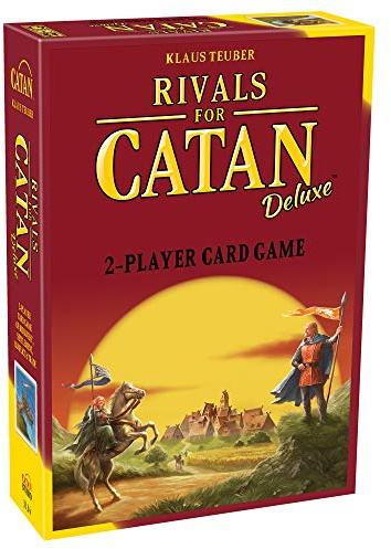 Catan Rivals Deluxe Jeu de société à partir de 10 Ans 2 Joueurs Temps de Jeu de 45 à 120 Minutes - Version Anglaise